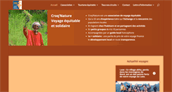 Desktop Screenshot of croqnature.com