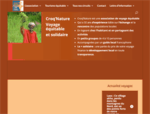Tablet Screenshot of croqnature.com